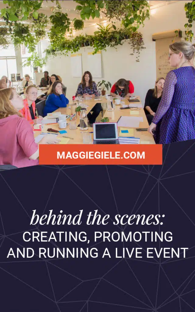 running a live event